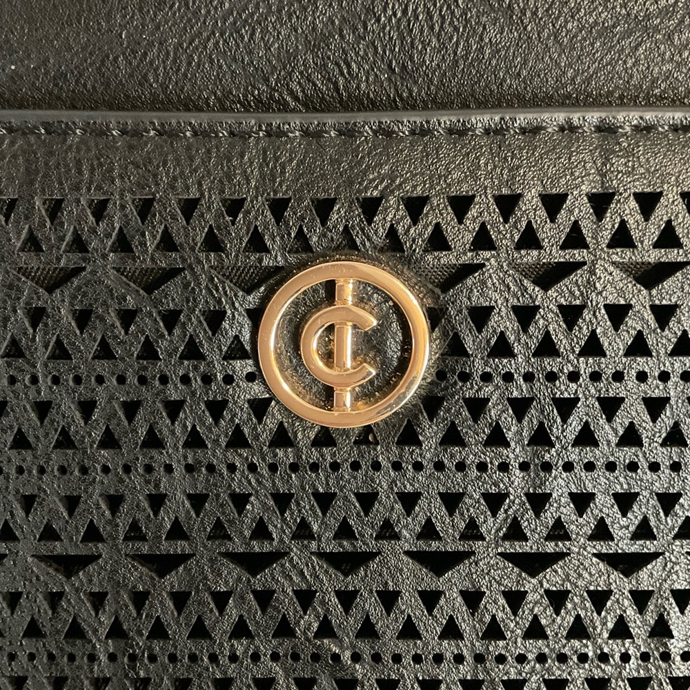 SOLD - PLEASE DO NOT BUY π Collette Leather Look Clutch Purse $15 π - Picture 2 of 12